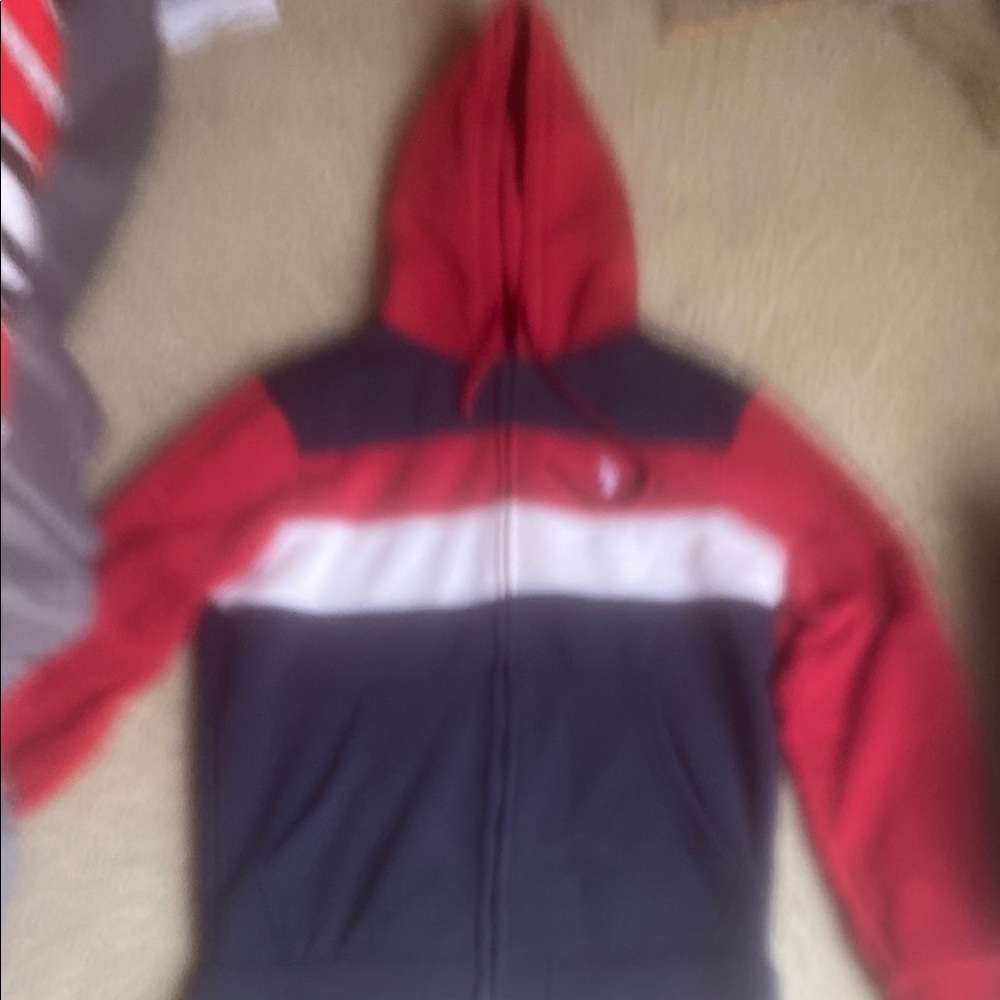 Men’s U.S polo assn  Red and Blue Hooded Jacket